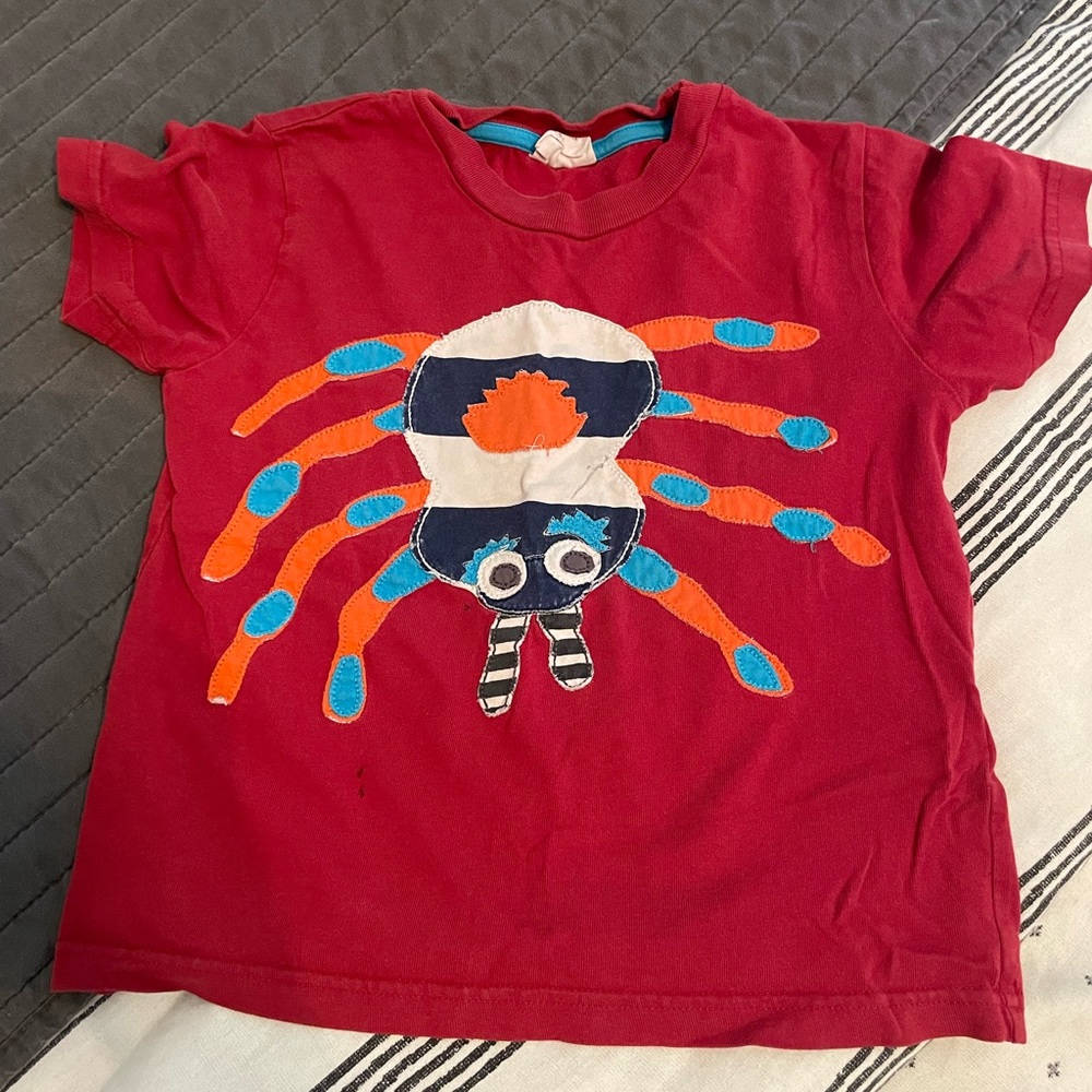 Boys Mini Boden Spider Shirt 3-4Y